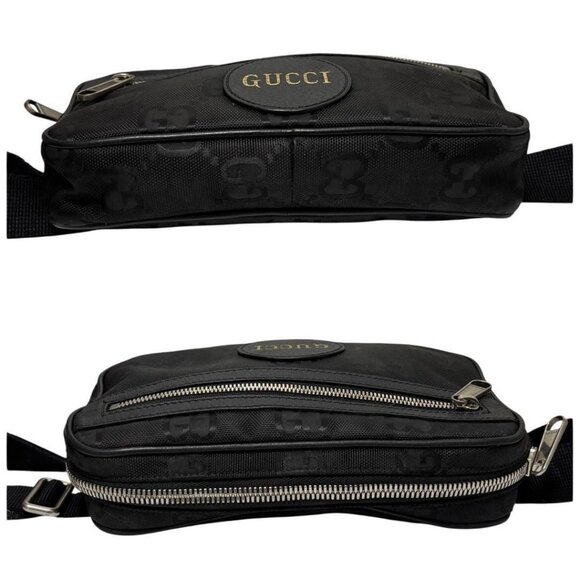 Authentic Gucci GG Supreme Off The Grid Waist Bag Belt Bag Pouch Mens Black - Picture 5 of 16